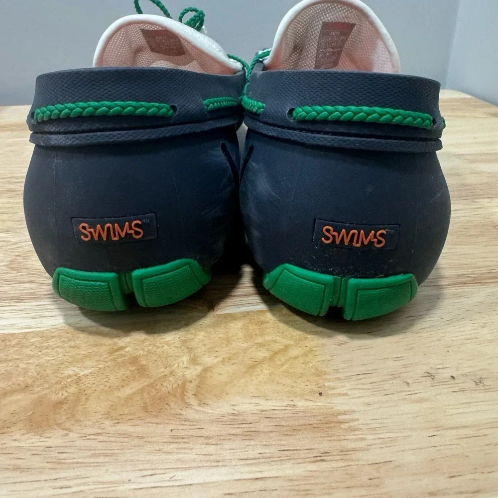 SWIMS Loafers Men's 12 Mesh Driver Boat Shoes Summer Resort Coastal Preppy